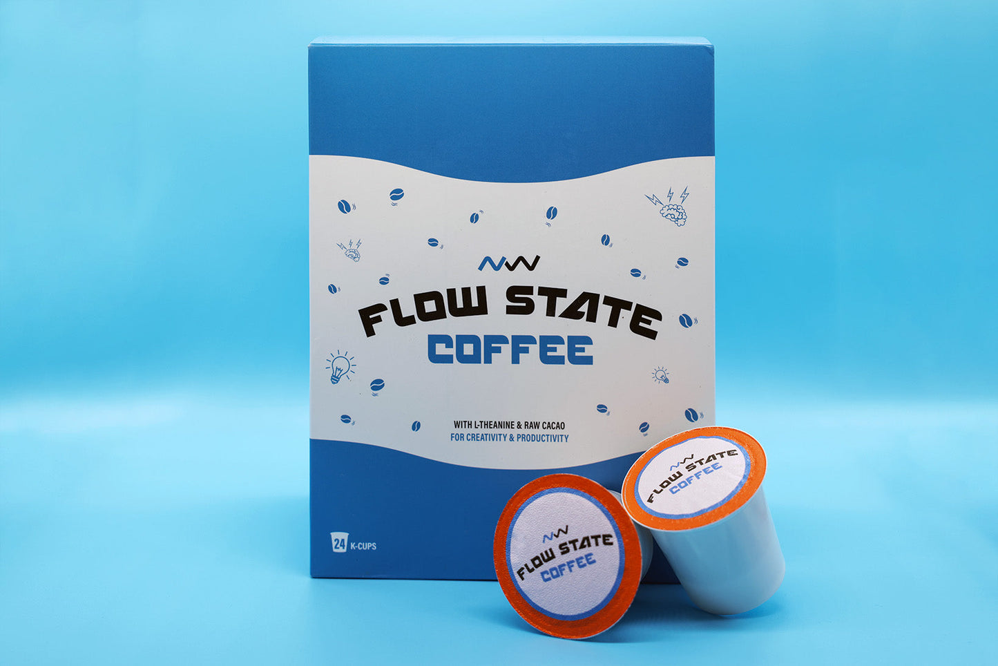 3 Boxes of Flow State Coffee Pods/K-Cups (24 Count)